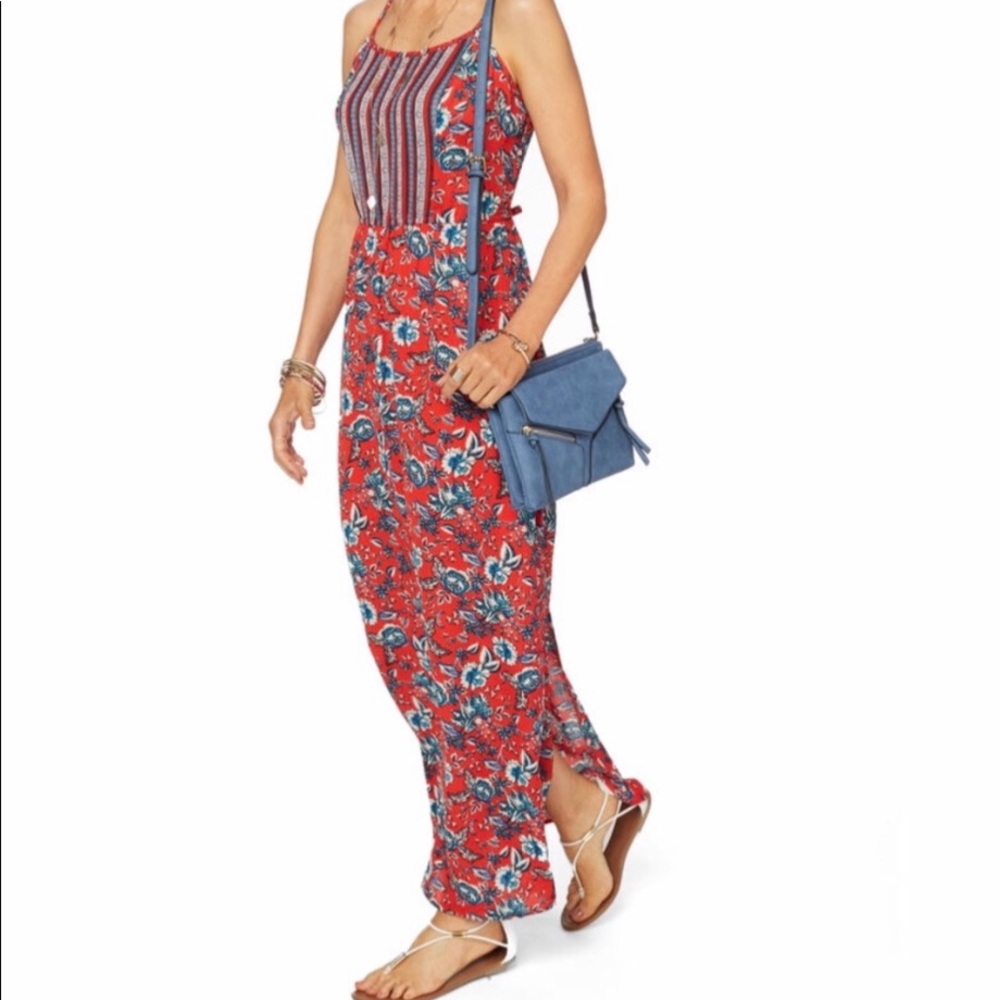 RED MAXI DRESS NWOT XL